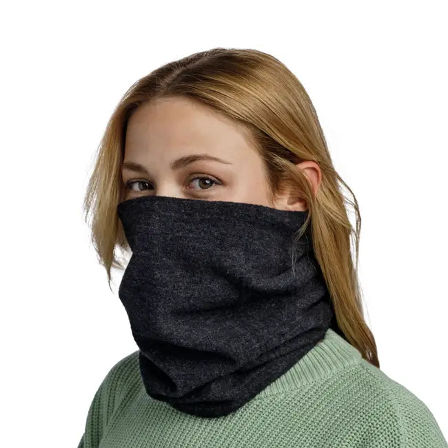 Buff Merino Fleece Solid Black