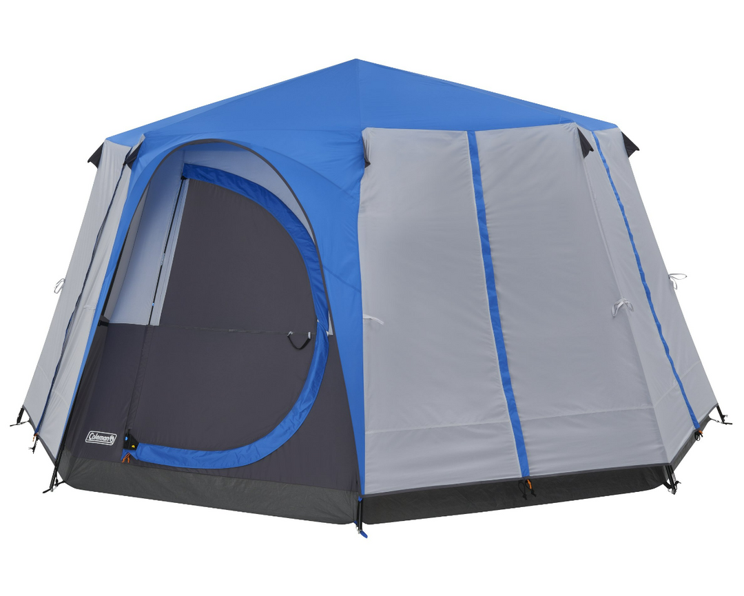 Coleman Cortes Octagon 8 Person Tent Blue – BCH Camping & Leisure