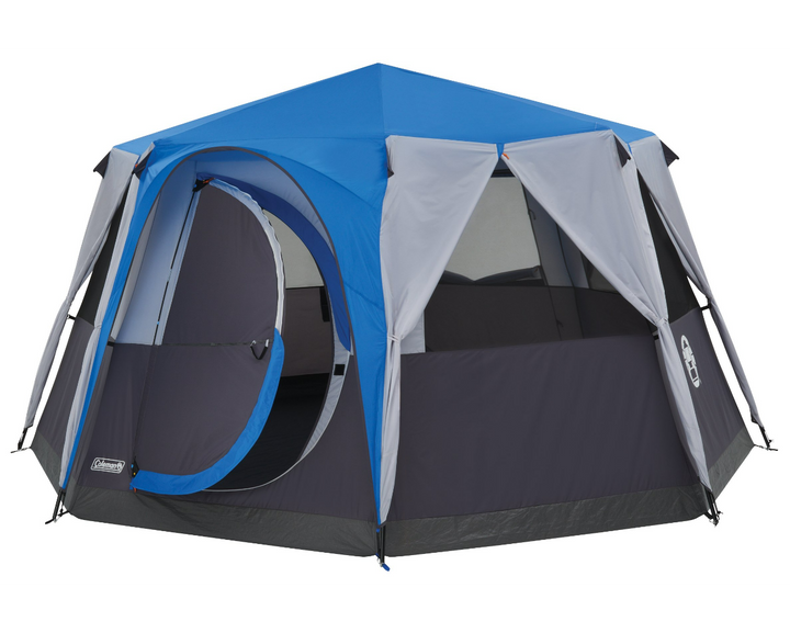 Coleman Cortes Octagon 8 Person Tent Blue