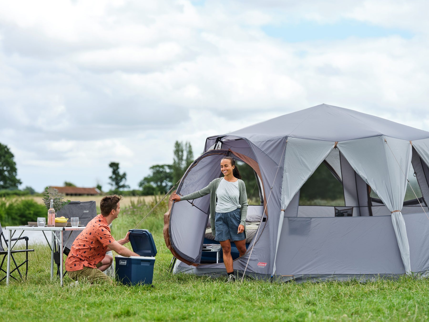 Coleman Cortes Octagon 8 Tent Grey BCH Camping & Leisure