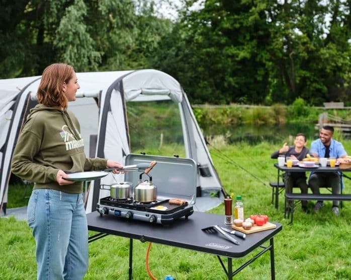 Coleman Camping Table 4ft Fold In Half