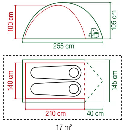 Coleman Darwin 2 Blackout Tent