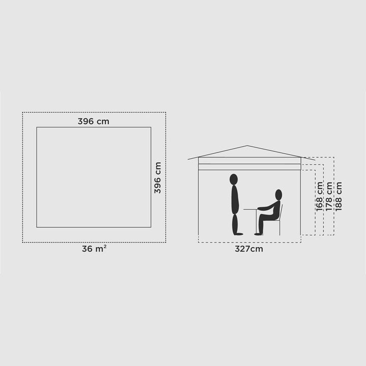 Coleman FastPitch OnePush Shelter L 4m x 4m