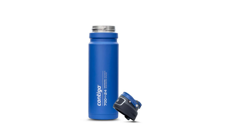 Contigo Freeflow Stainless Steel 700ml Water Bottle Bluecorn