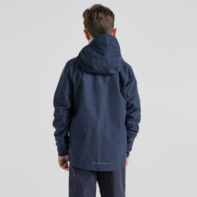 Craghoppers Kids Minato Waterproof Jacket Blue Navy