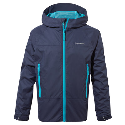 Craghoppers Kids Minato Waterproof Jacket Blue Navy
