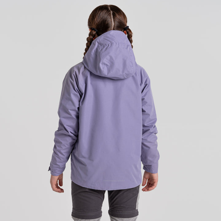 Craghoppers Kids Minato Waterproof Jacket Purple Haze