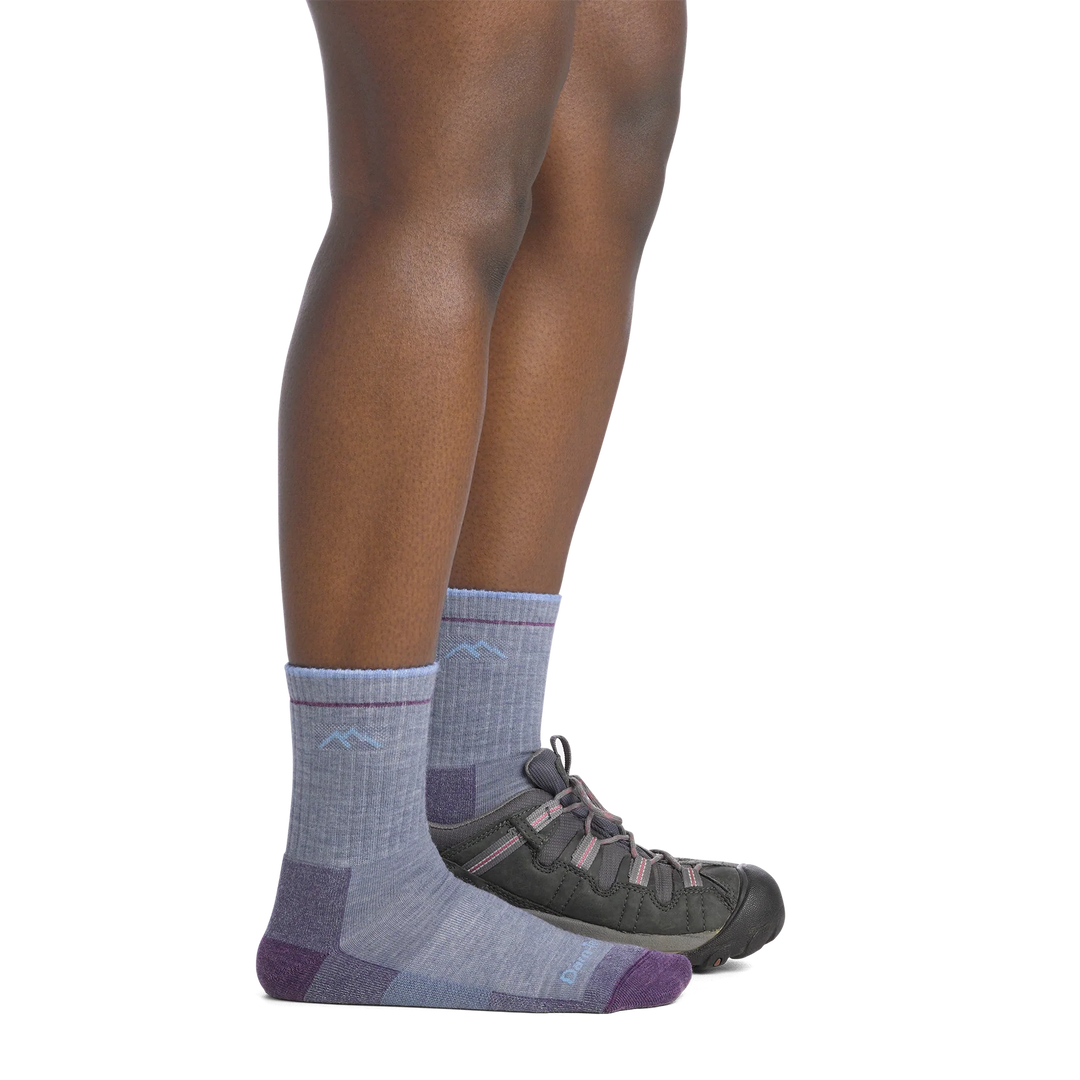 Darn Tough 1903 Hiker Micro Crew Midweight With Cushion Womens Light Denim