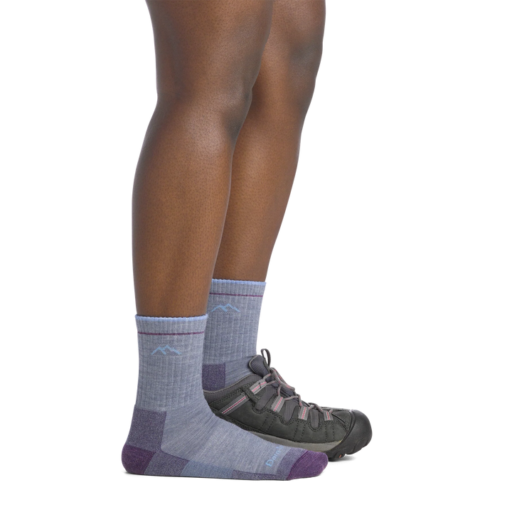 Darn Tough 1903 Hiker Micro Crew Midweight With Cushion Womens Light Denim