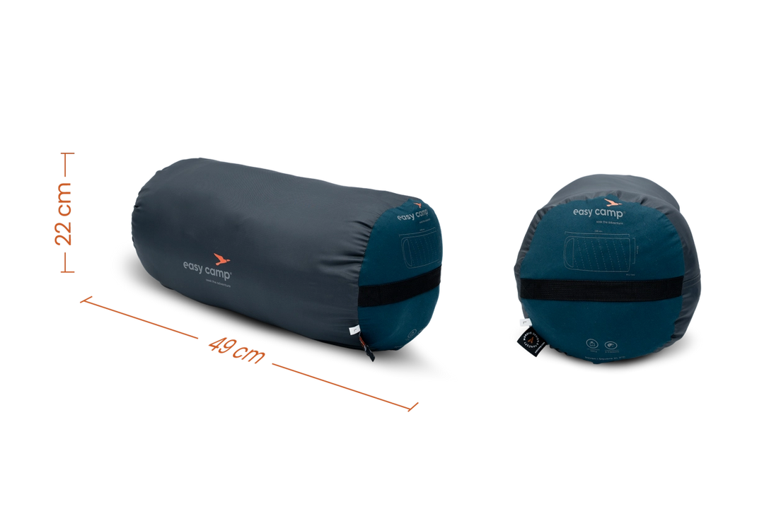 Easy Camp Raven I Square XL 5°C - Left zipper