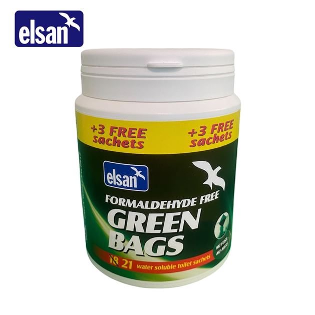 Elsan Green Bags Toilet Sachets