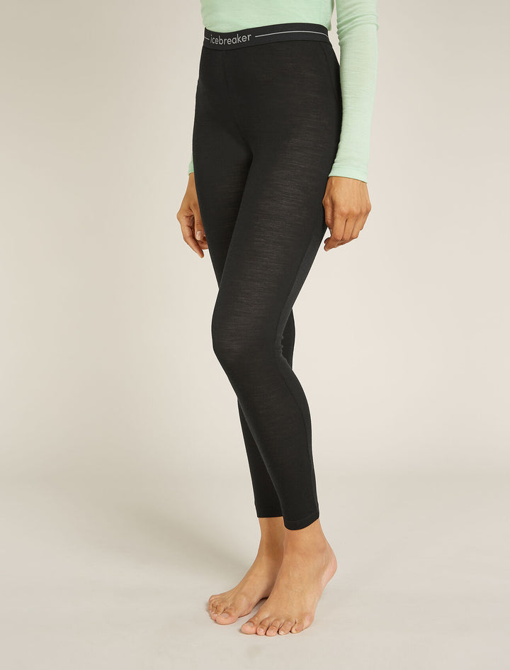 Icebreaker Merino Womens Everyday Leggings Black