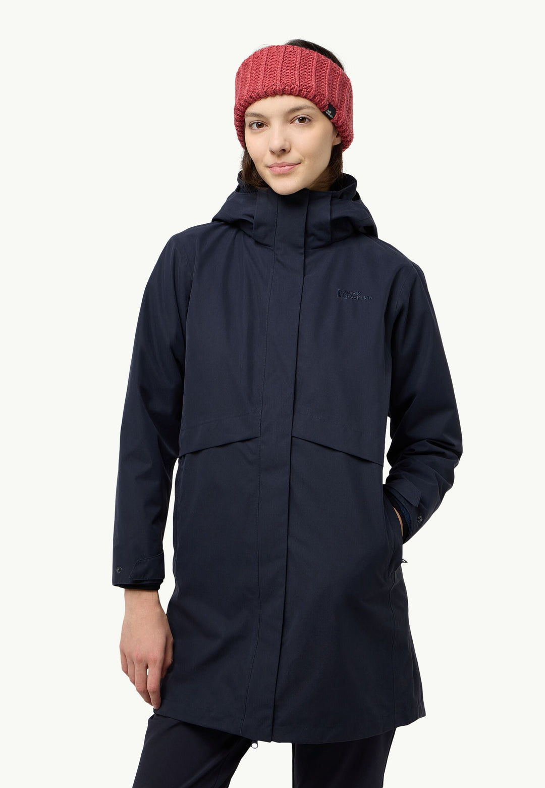 Jack Wolfskin Baylight in Jacket Womens Dark Navy1