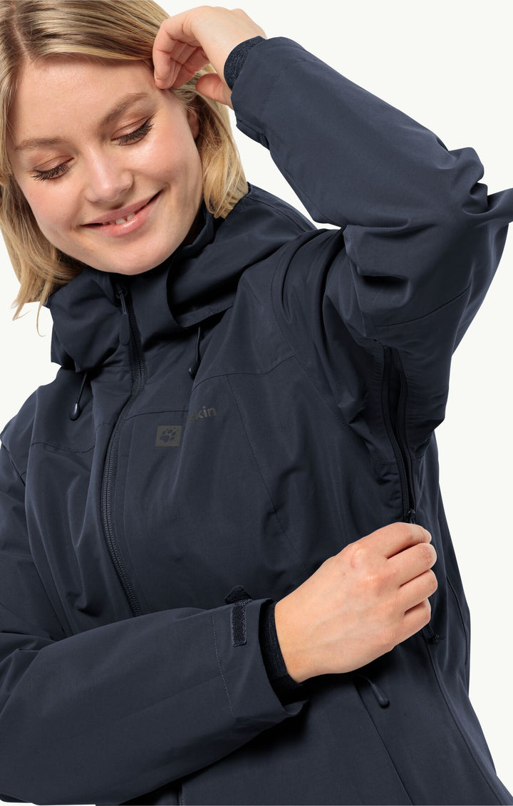 Jack Wolfskin Fernblick 2L Jacket Womens Night Blue