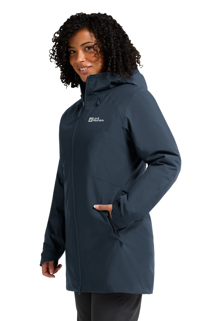 Jack Wolfskin Heidelstein Insulated Jacket Womens Midnight Sky