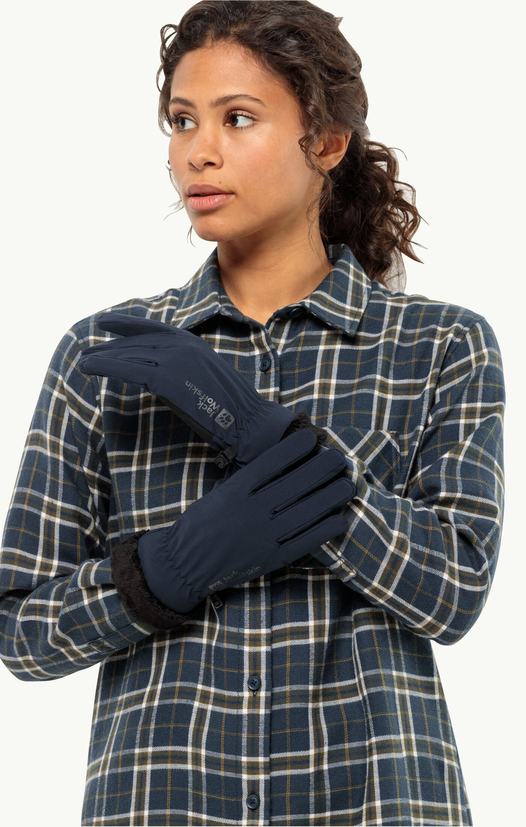 Jack Wolfskin Highloft Glove Women Night Blue