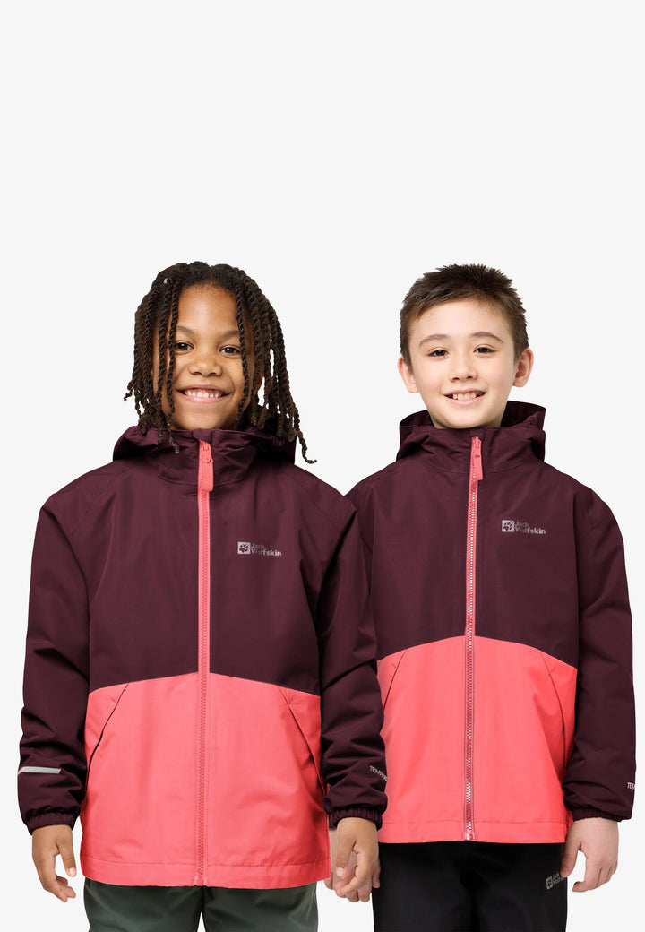 Jack Wolfskin Iceland 3 in 1 Jacket Kids Sunset Coral