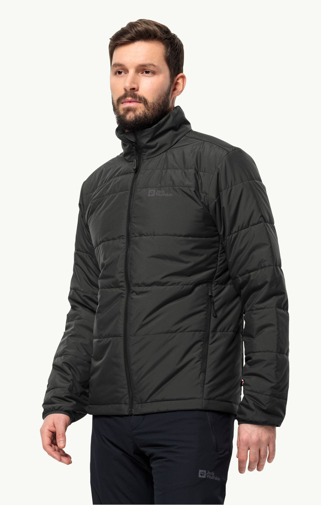 Jack Wolfskin Jasper in Jacket Mens Black Olive - Main Image