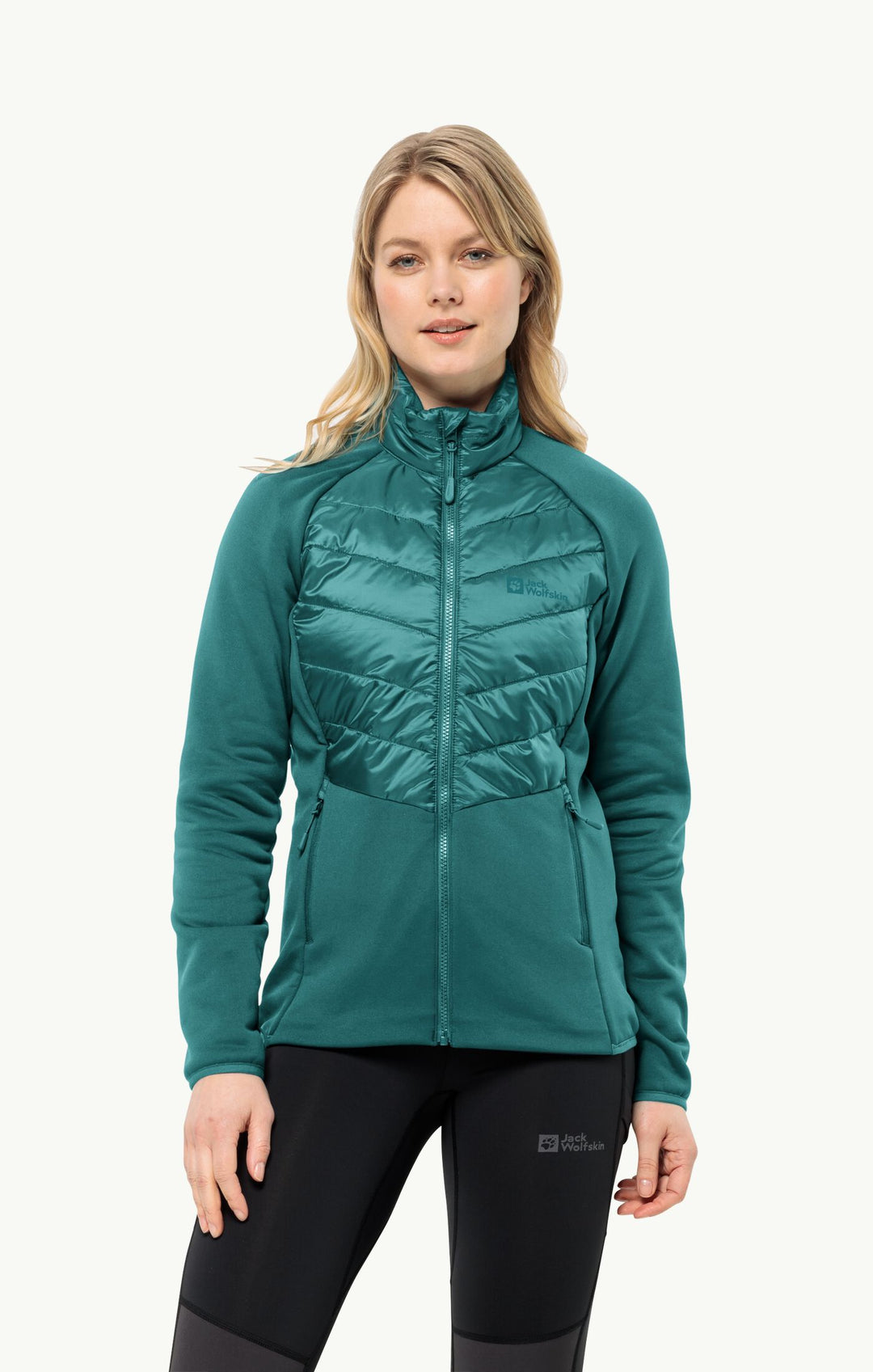 Jack Wolfskin Luntal 3 In 1 Jacket Womens Sea Green