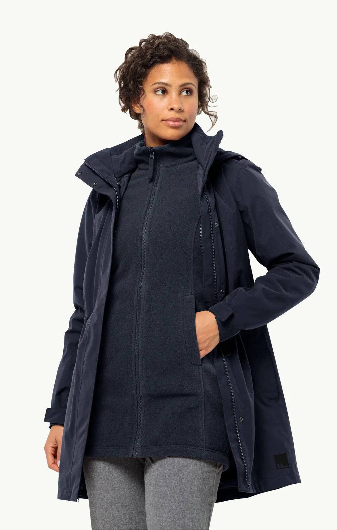 Jack Wolfskin Ottawa Coat 3 in 1 Womens Night Blue