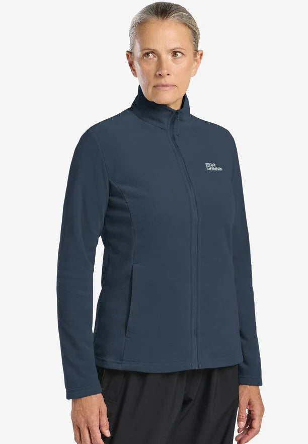 Jack Wolfskin Taunus Full Zip Fleece Womens Midnight Sky