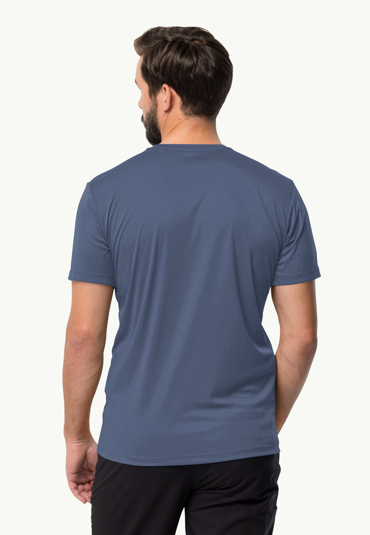 Jack Wolfskin Tech T-Shirt Mens Evening Sky