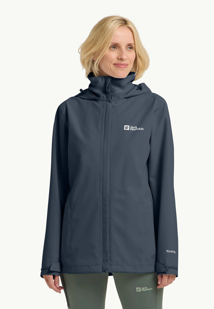 Jack Wolfskin Trailtime 2L Jacket Womens Midnight Sky