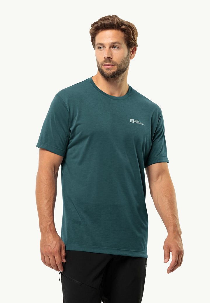 Jack Wolfskin Vonnan S/S Tee Mens Emerald