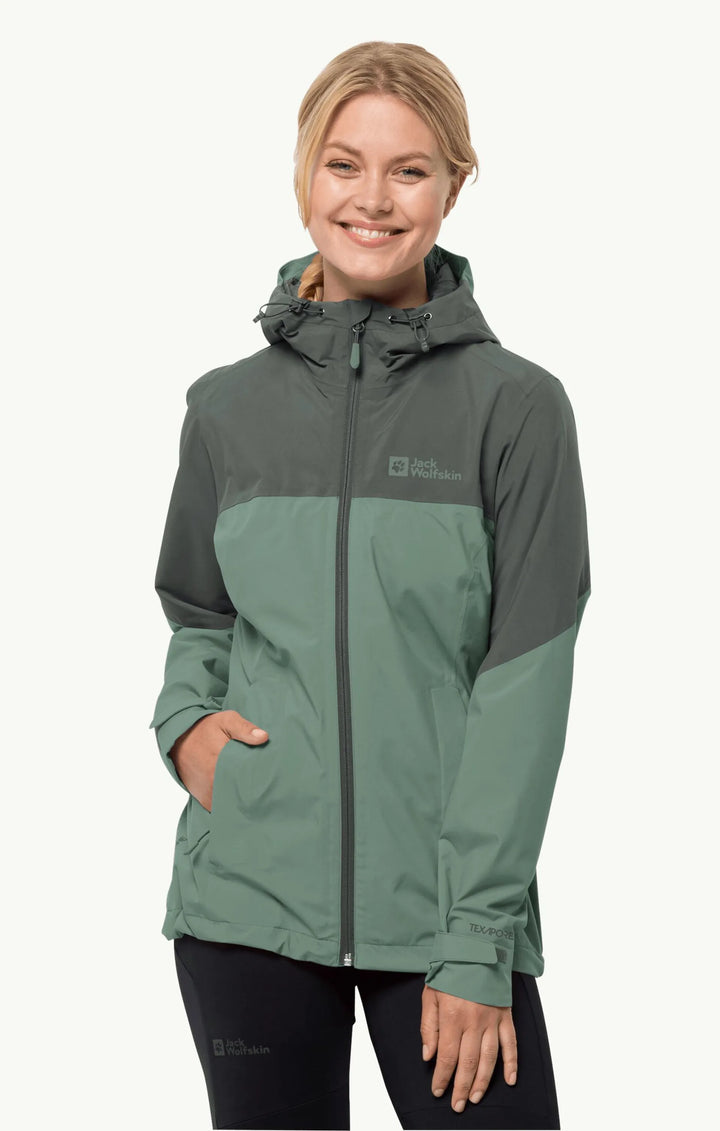 Jack Wolfskin Weiltal 2L Jacket Womens Picnic Green