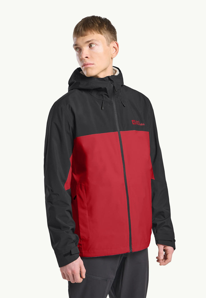 Jack Wolfskin Weital 2L Jacket Mens Adrenaline Red