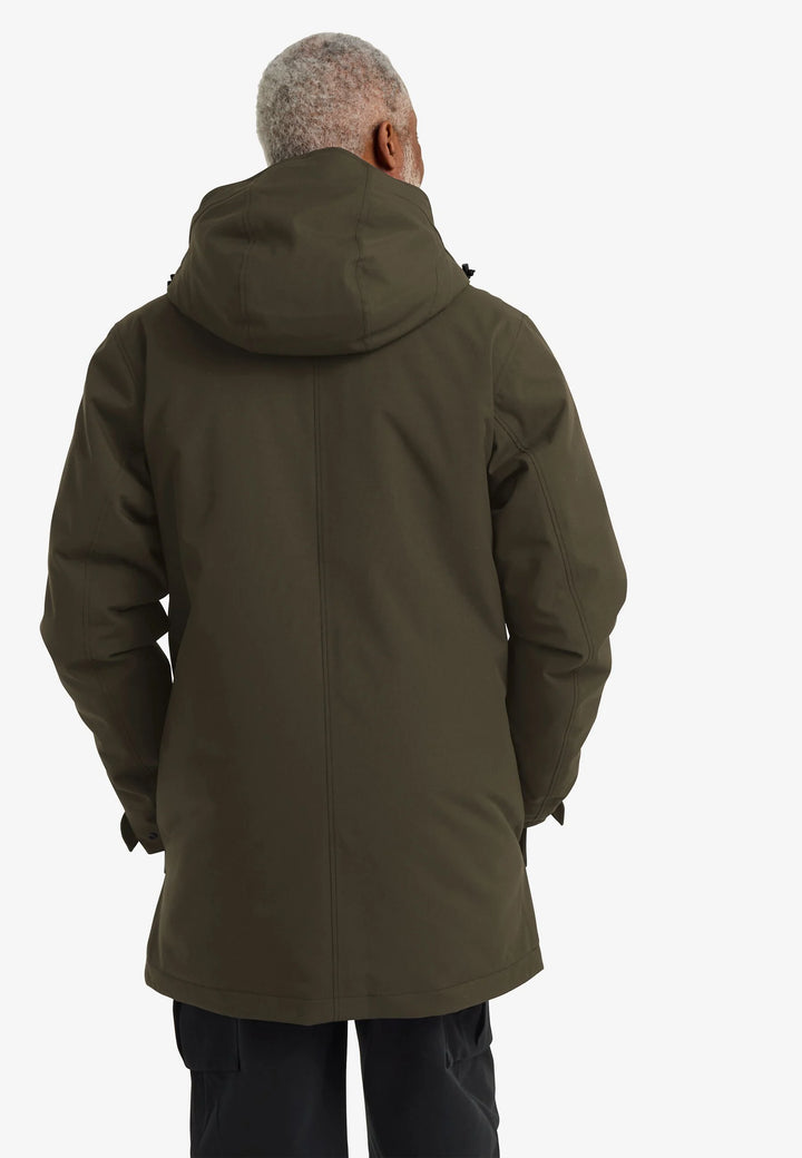 Jack Wolfskin Canyon Shield Parka Mens Obsidian Moss