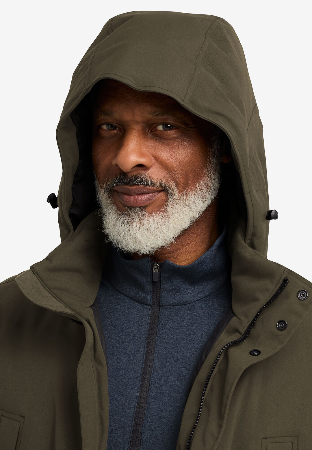 Jack Wolfskin Canyon Shield Parka Mens Obsidian Moss