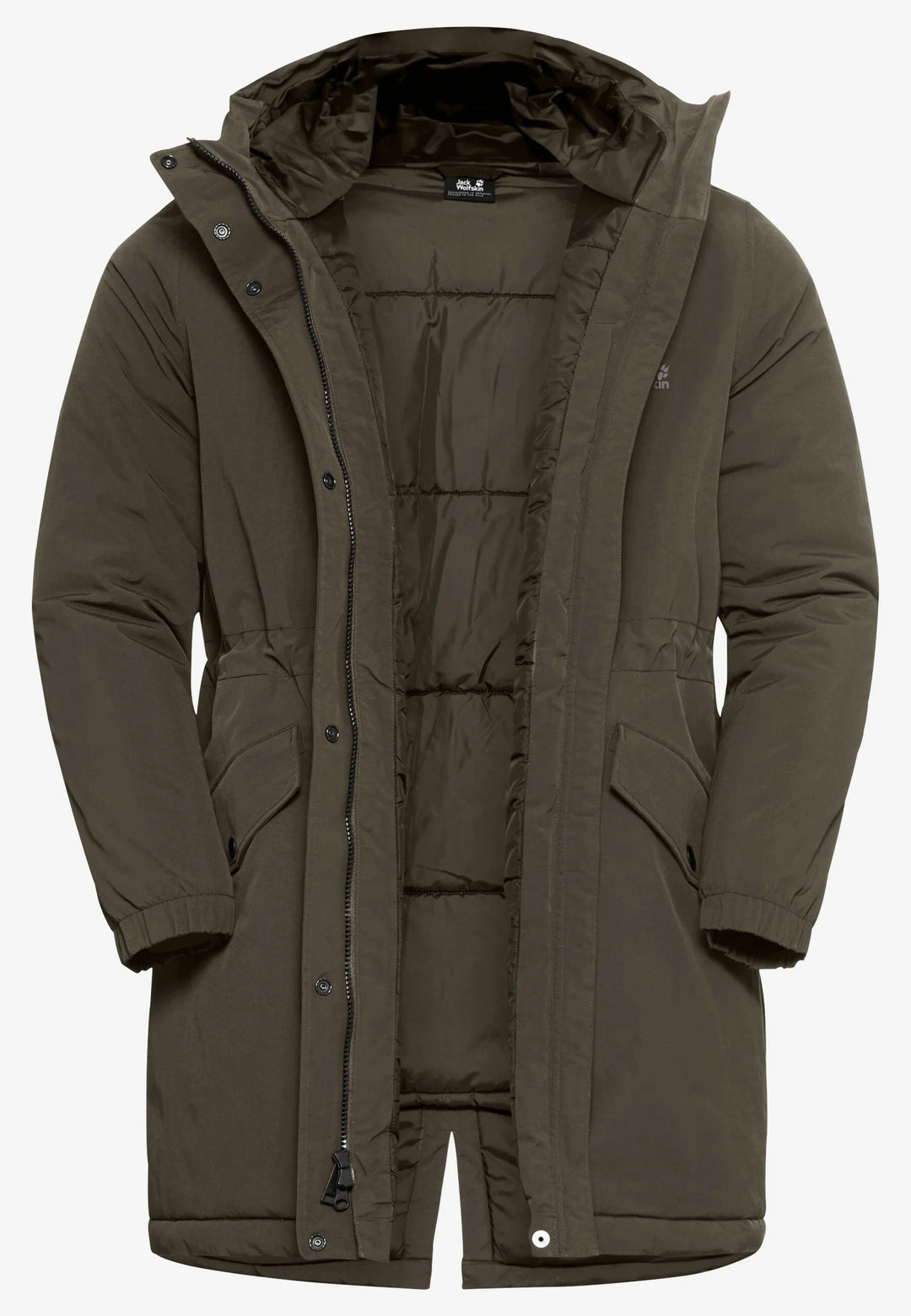Jack Wolfskin Chilly Frost Parka Womens Obsidian Moss