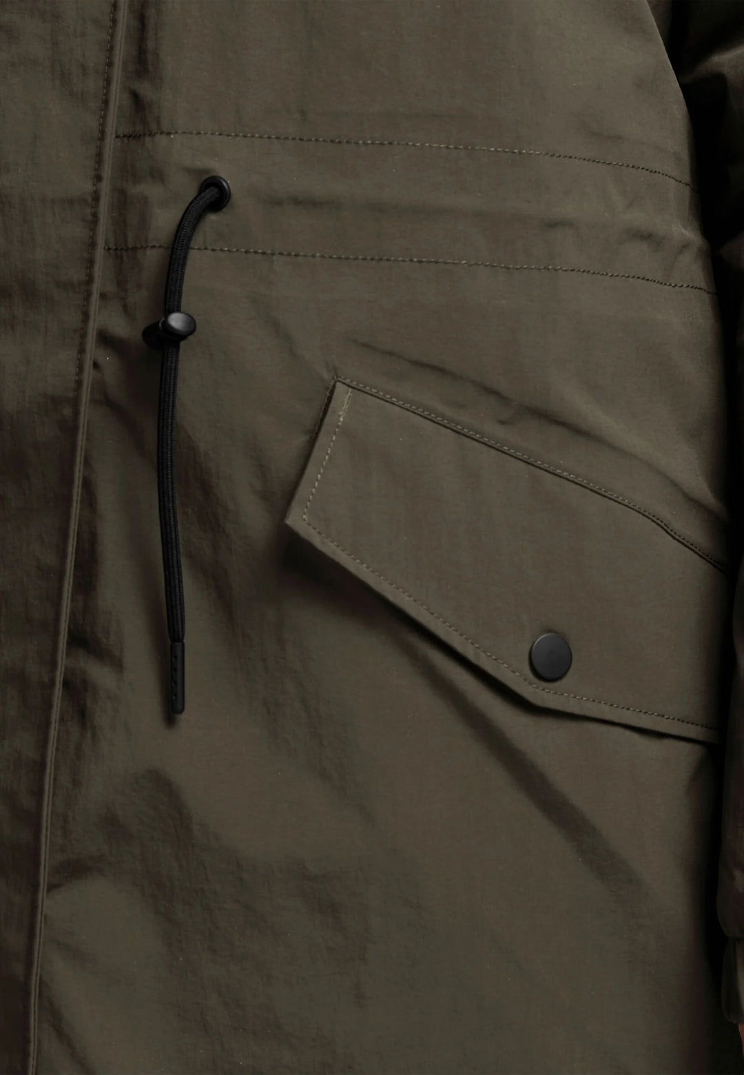Jack Wolfskin Chilly Frost Parka Womens Obsidian Moss