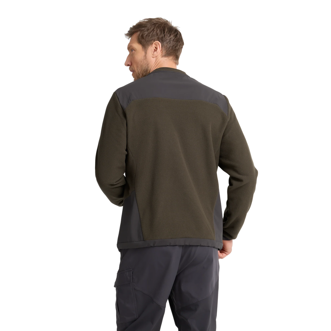 Jack Wolfskin Cold Ridge Crewneck Mens Obsidian Moss
