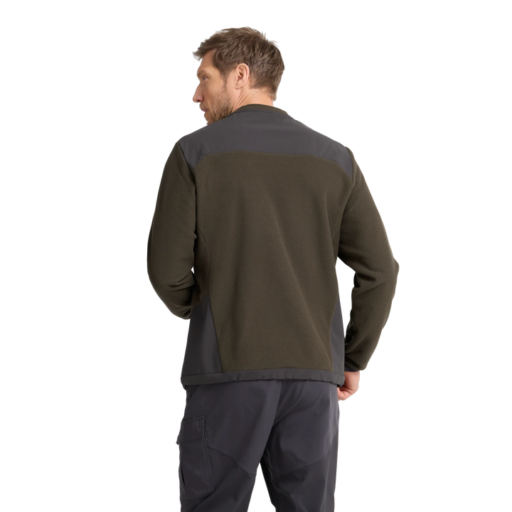 Jack Wolfskin Cold Ridge Crewneck Mens Obsidian Moss