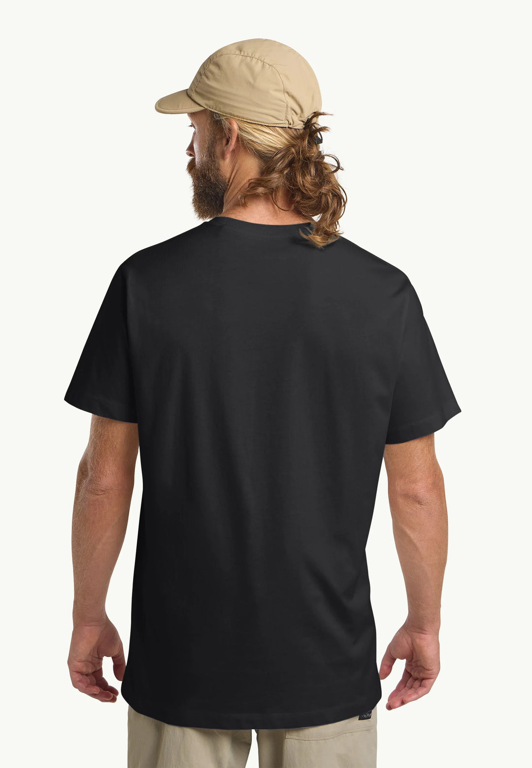Jack Wolfskin Essential T-Shirt Mens Black