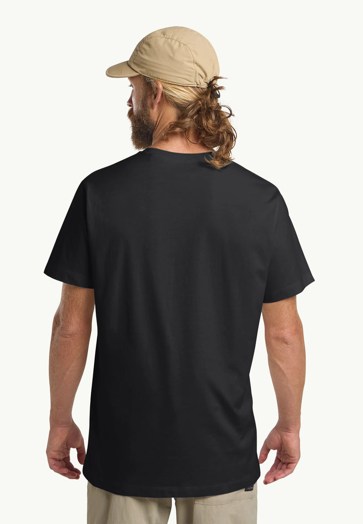 Jack Wolfskin Essential T-Shirt Mens Black