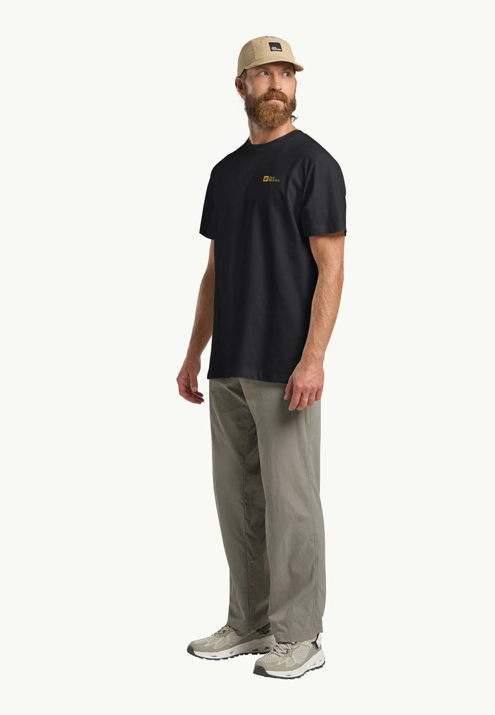 Jack Wolfskin Essential T-Shirt Mens Black