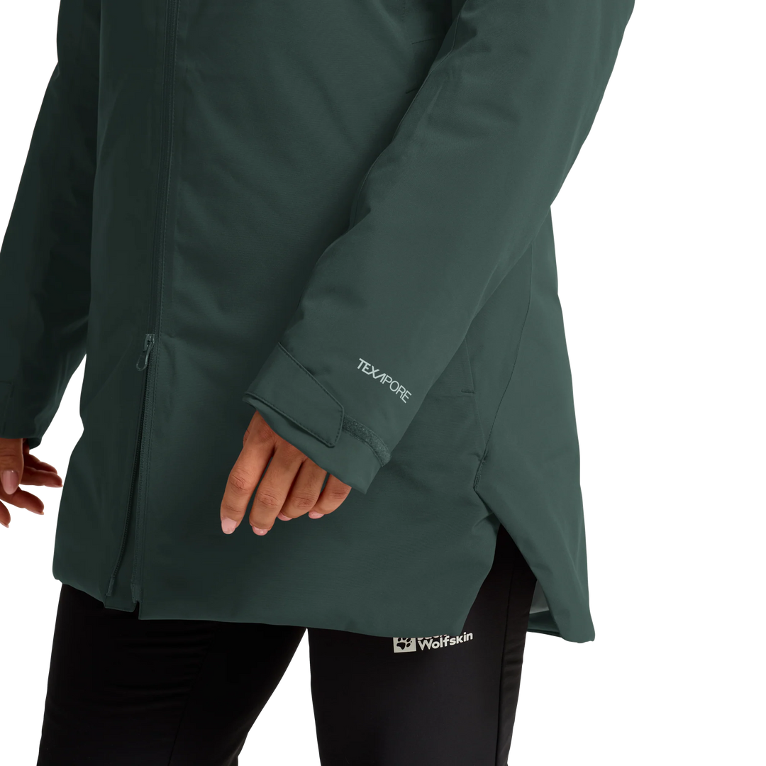Jack Wolfskin Heidelstein Insulated Jacket Womens Sago Palm