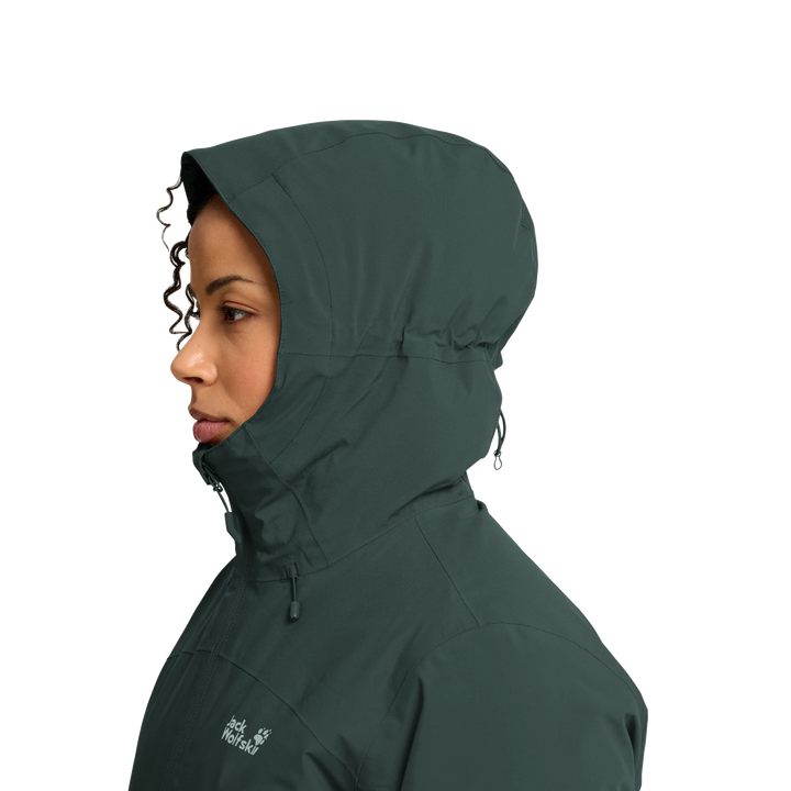 Jack Wolfskin Heidelstein Insulated Jacket Womens Sago Palm