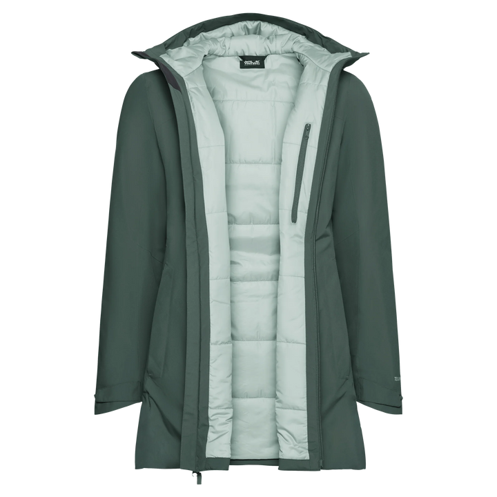 Jack Wolfskin Heidelstein Insulated Jacket Womens Sago Palm