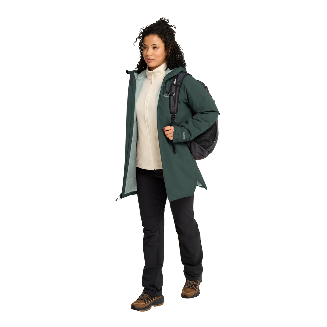 Jack Wolfskin Heidelstein Insulated Jacket Womens Sago Palm
