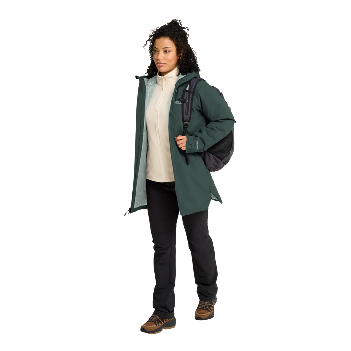 Jack Wolfskin Heidelstein Insulated Jacket Womens Sago Palm