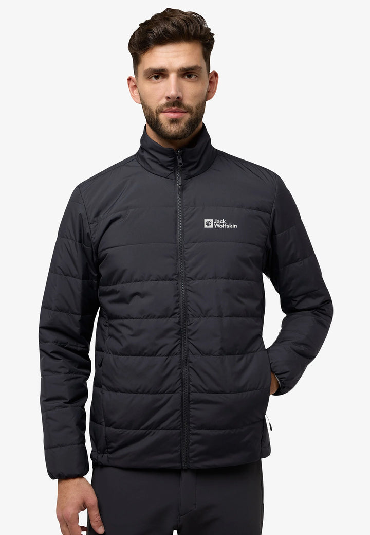 Jack Wolfskin Jasper 3 in 1 Jacket Mens Black