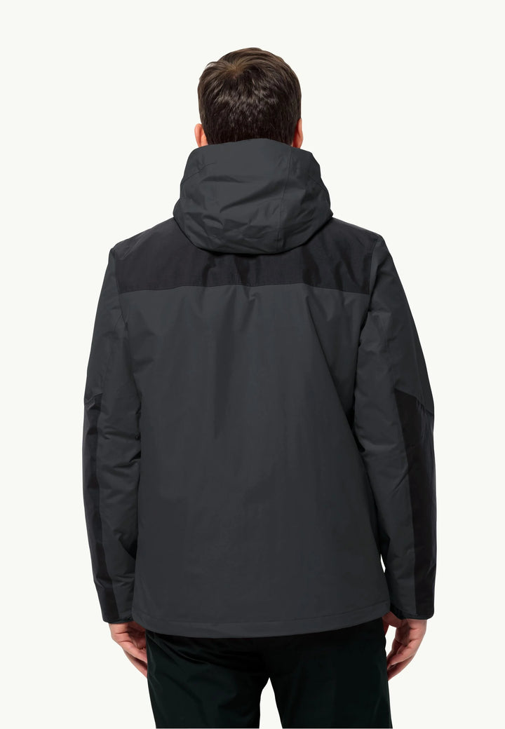 Jack Wolfskin Jasper 3 in 1 Jacket Mens Phantom