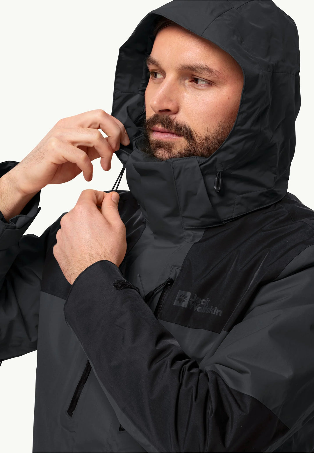 Jack Wolfskin Jasper 3 in 1 Jacket Mens Phantom