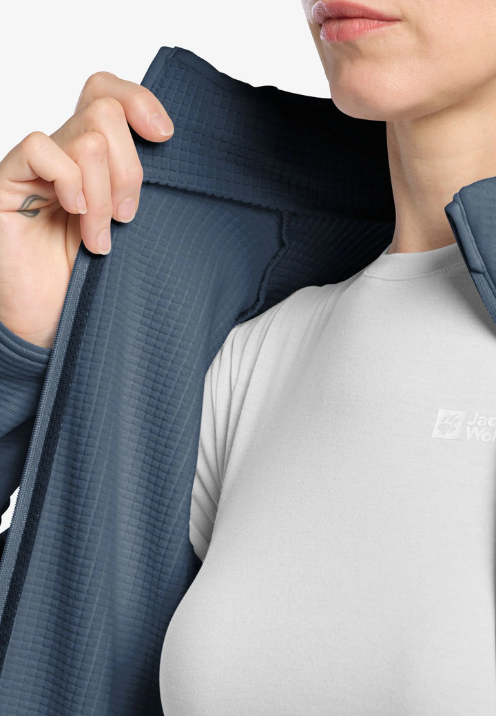 Jack Wolfskin Kolbenberg Full Zip Womens Midnight Sky