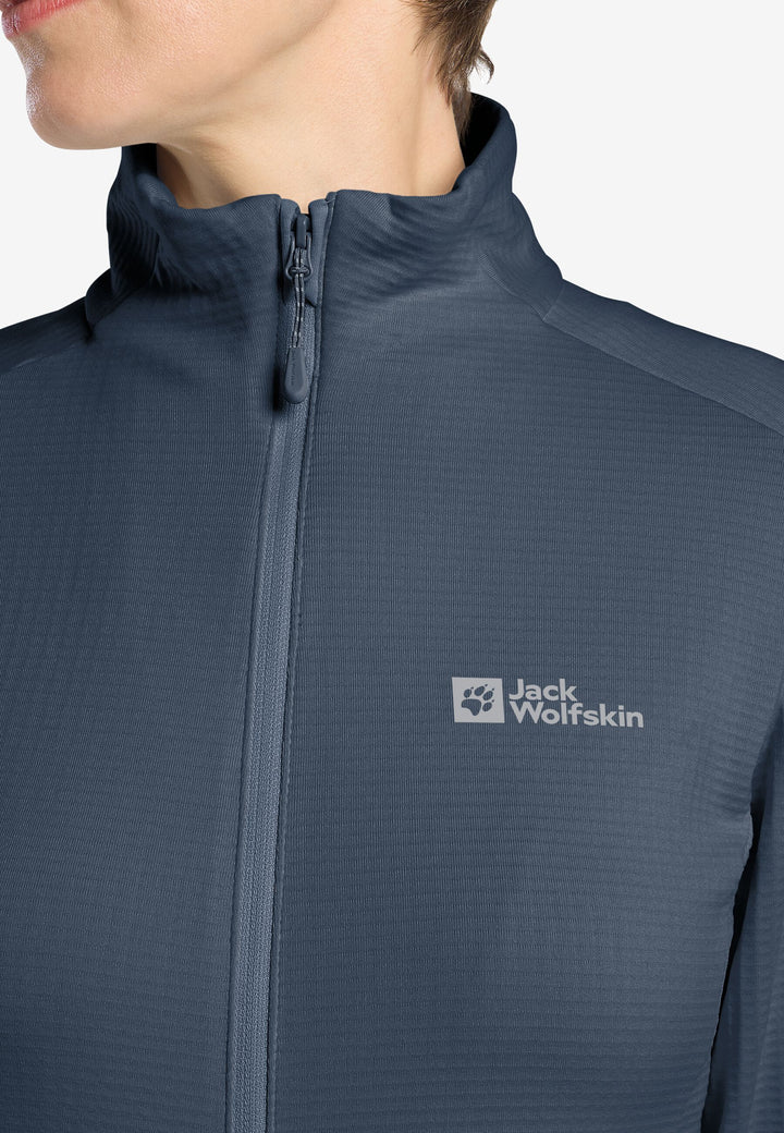 Jack Wolfskin Kolbenberg Full Zip Womens Midnight Sky