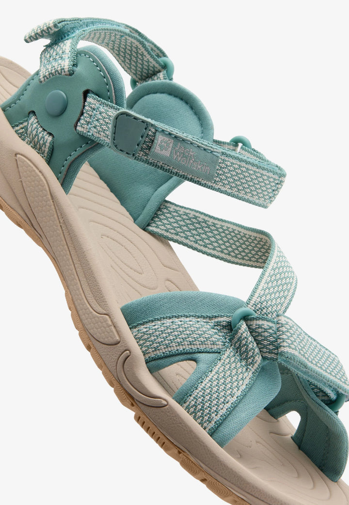 Jack Wolfskin Lakewood Ride Sandal Womens Soft Jade